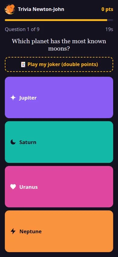 Answer buttons on a phone